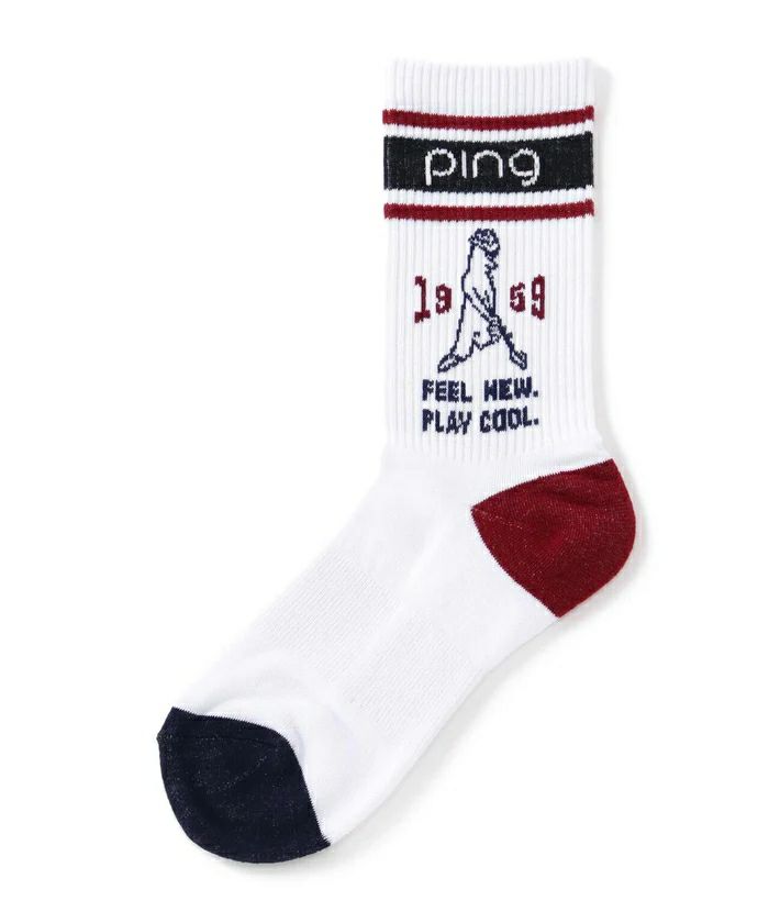 ピンのソックス