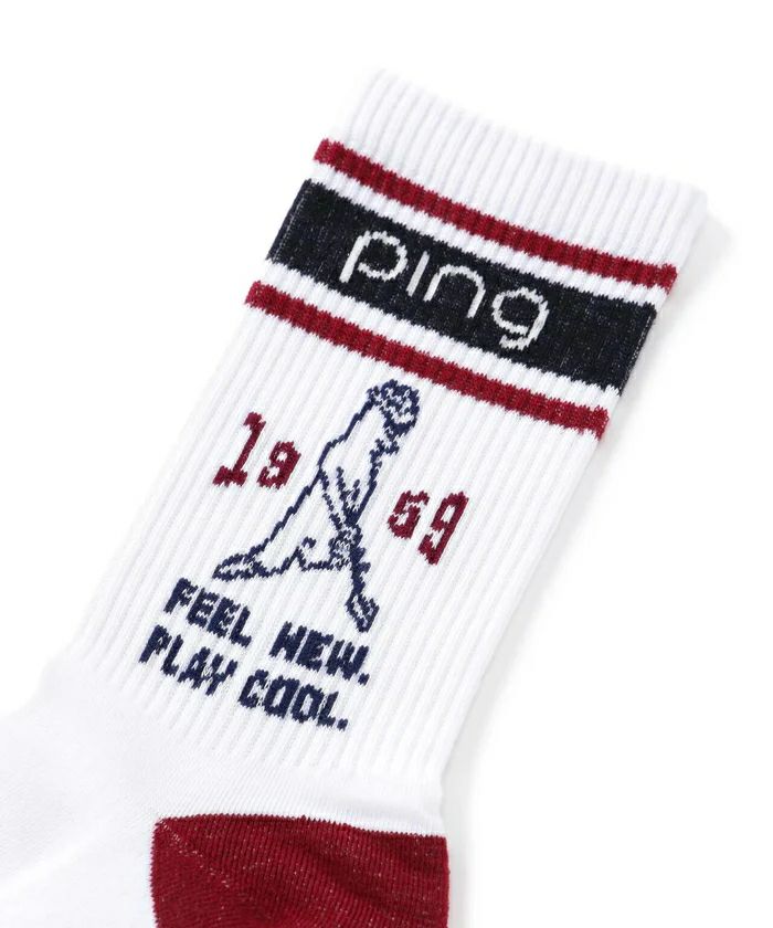 ピンのソックス