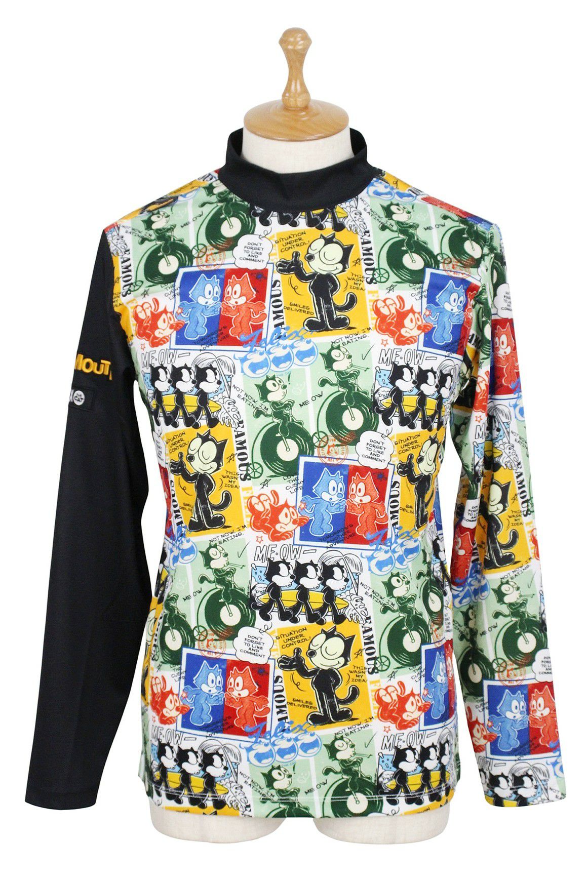 ラウドマウスゴルフのハイネックシャツ