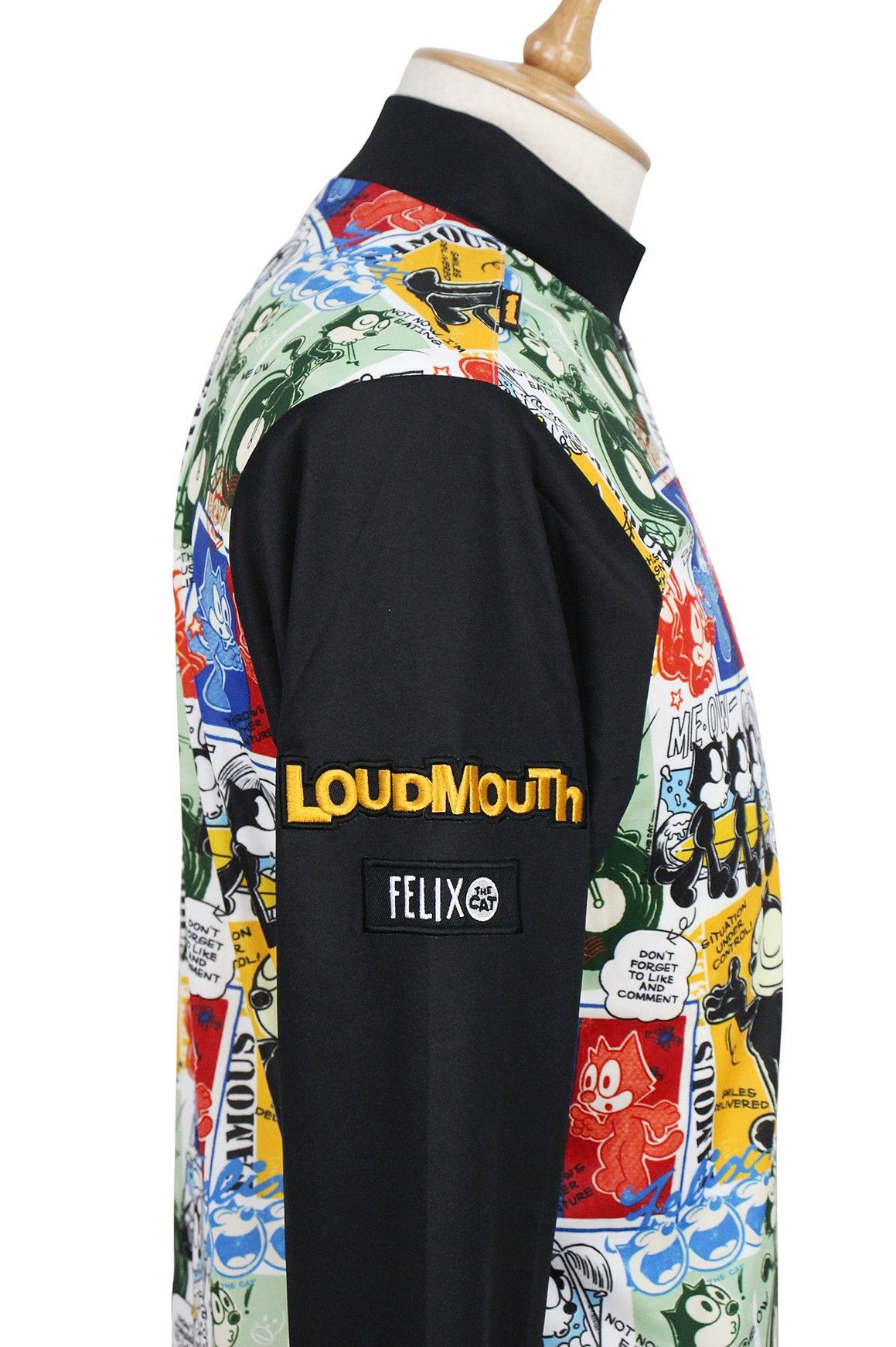 ラウドマウスゴルフのハイネックシャツ