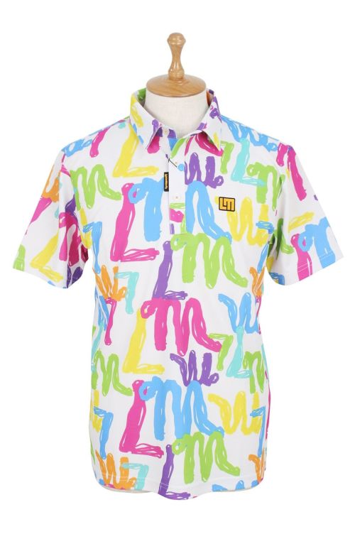 【LOUDMOUTH】 マルチカラーポロシャツ　サイズXL LOUDMOUTH Loudmouth ラウドマウス ゴルフウェア ポロシャツ