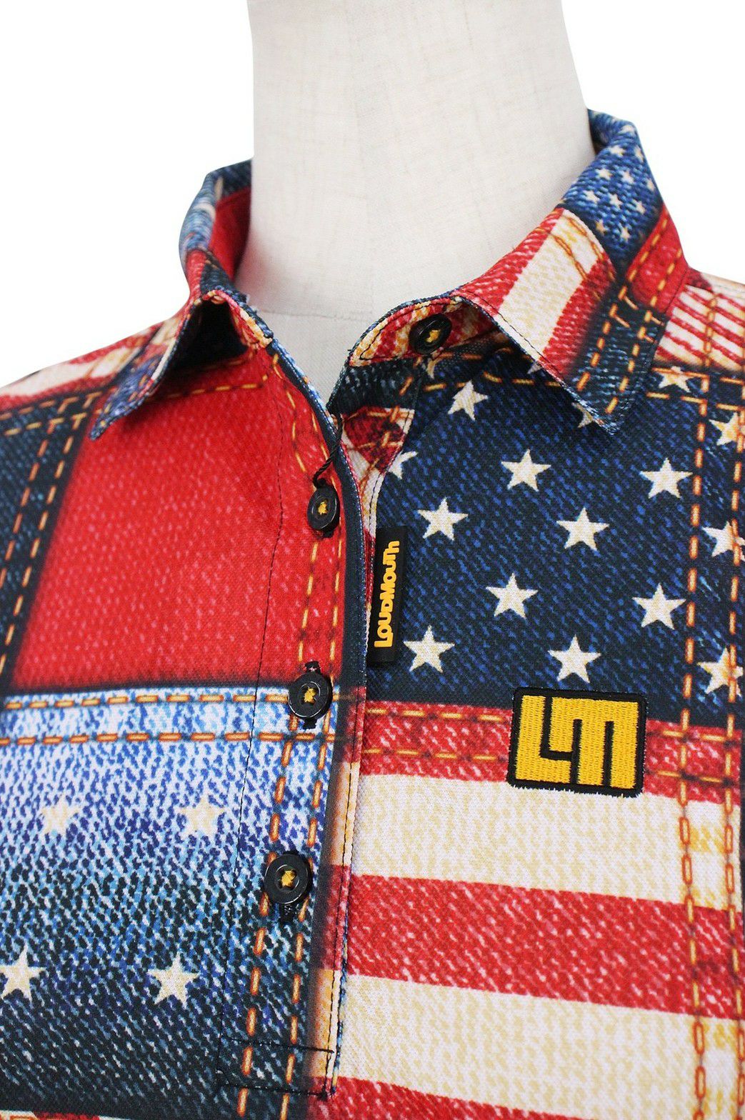 ラウドマウスゴルフのポロシャツ