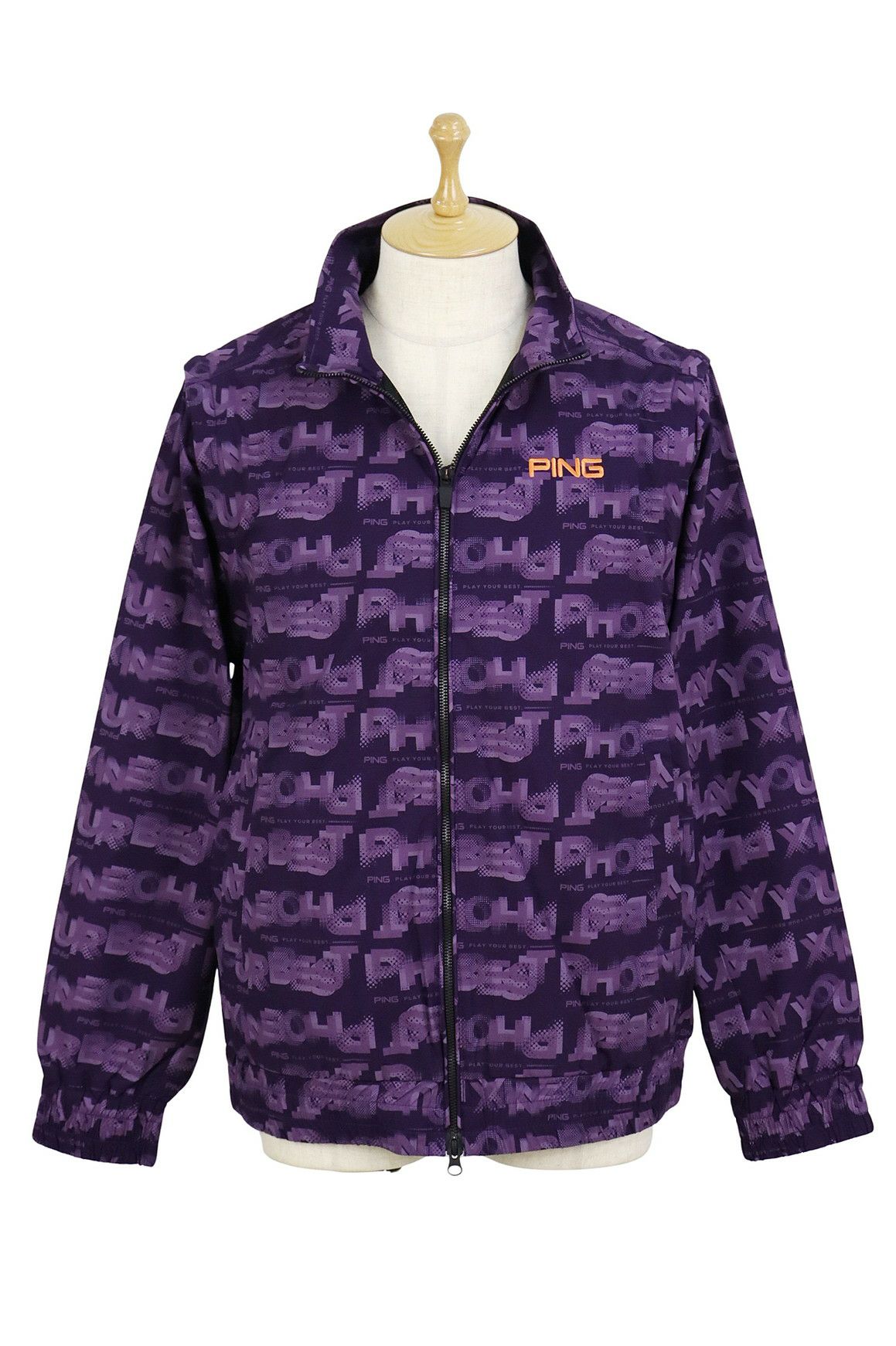 ピンのブルゾン