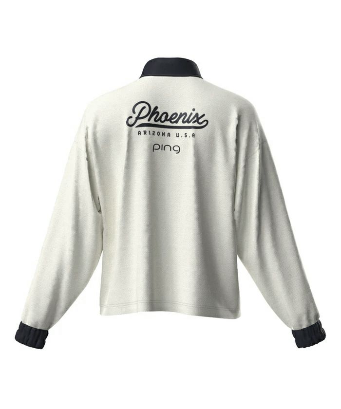 ピンのポロシャツ