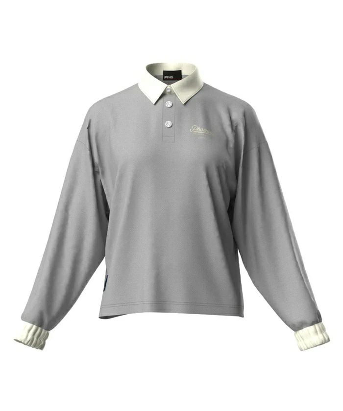 ピンのポロシャツ