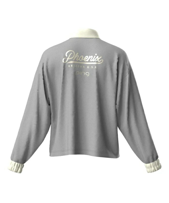 ピンのポロシャツ