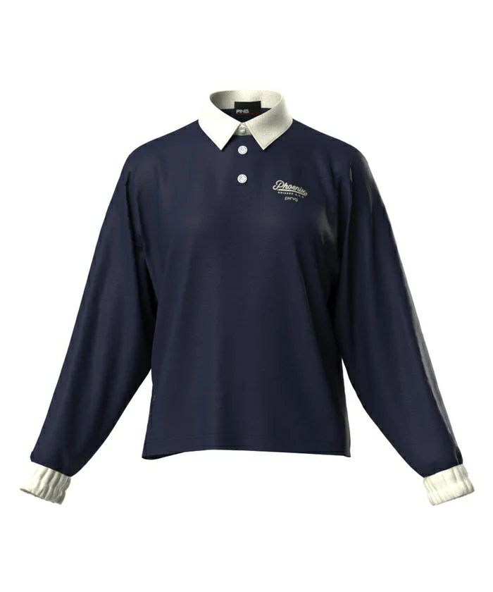 ピンのポロシャツ