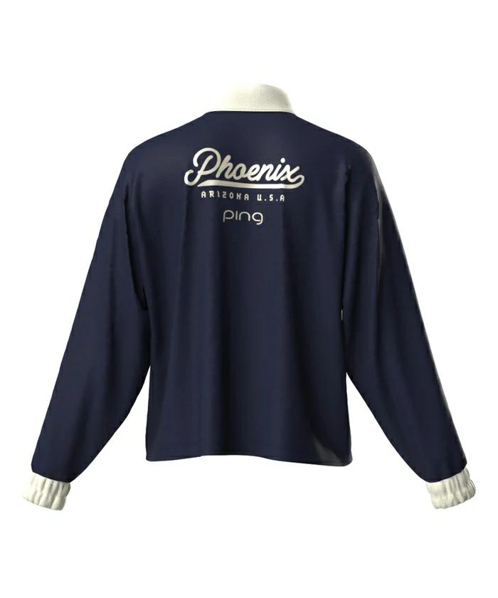 ピンのポロシャツ