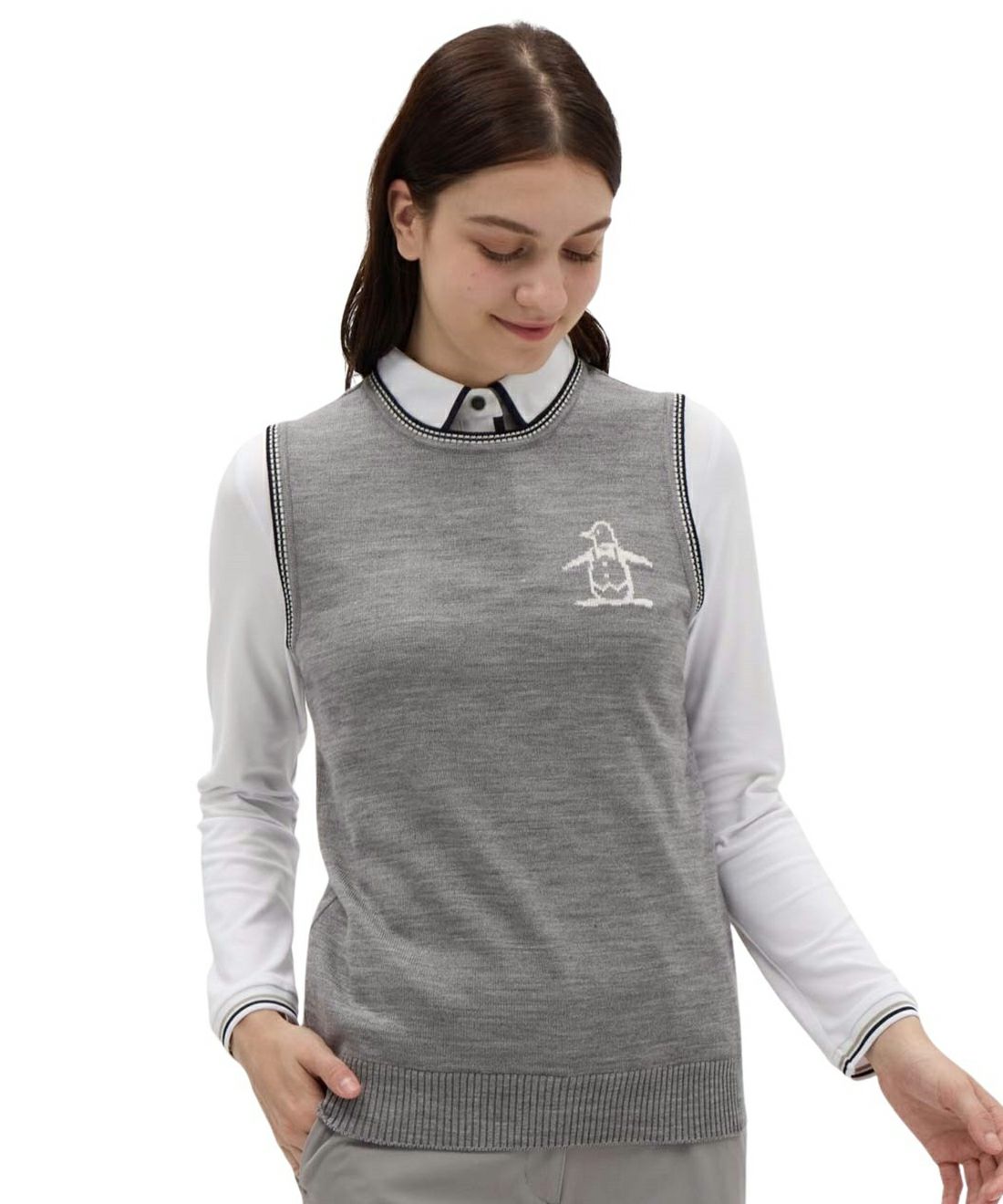 マンシングウェアのニットベスト