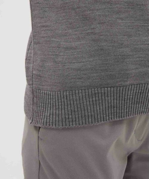 サイズ：L MUNSING WEAR マンシングウェア  ニットベスト  ブルー系 [240101448297] ゴルフウェア レディース ストスト ニットベスト レディース マンシングウェア Munsingwear 2025