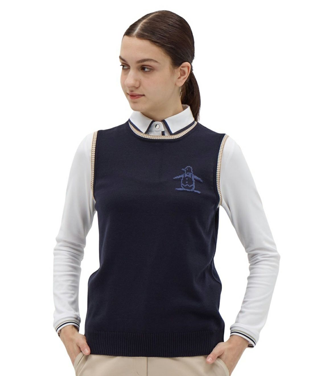 マンシングウェアのニットベスト