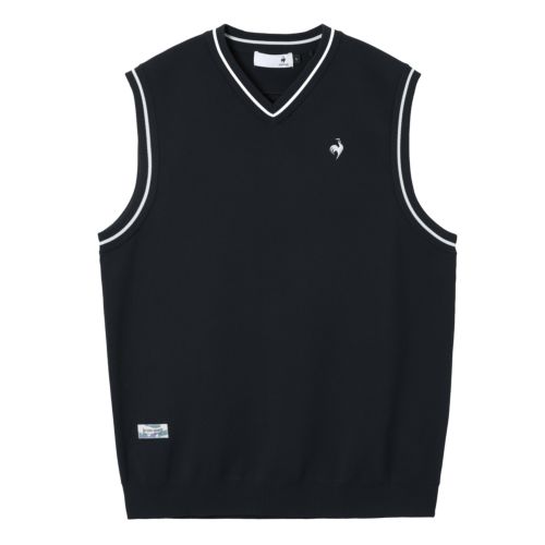 le coq sportif men'sベスト Lsize ニットベスト メンズ ルコックスポルティフ ゴルフ ルコック le