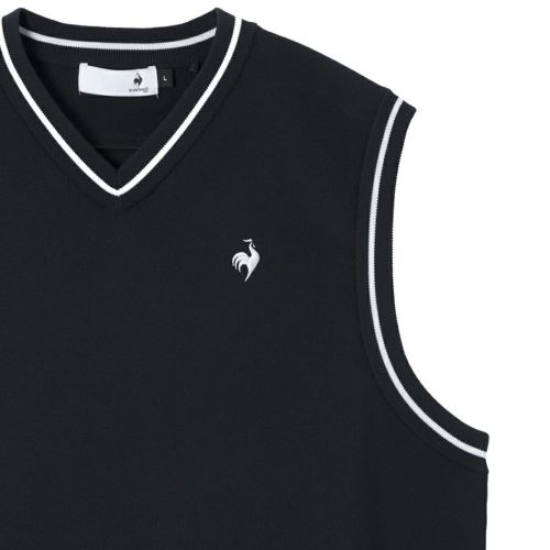 le coq sportif men'sベスト Lsize ニットベスト メンズ ルコックスポルティフ ゴルフ ルコック le