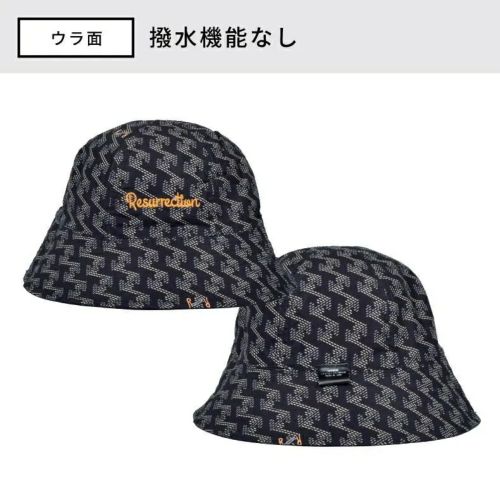 【送料無料】【メール便対応】リバーシブルハット メンズ レディース レザレクション Resurrection 2025 秋冬 新作 ゴルフ be34hat01 リバーシブル ハットメンズ レディース レザレクション Resurrection