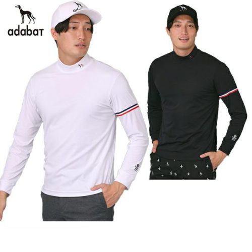 ハイネックシャツ メンズ アダバット adabat 2025 秋冬 新作 ゴルフ