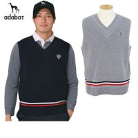 新品未使用　ADABAT ゴルフウェアセット ホワイト ネイビー　4点セット タイムセール 11/18 13:00迄】ベスト メンズ アダバット adabat 2025