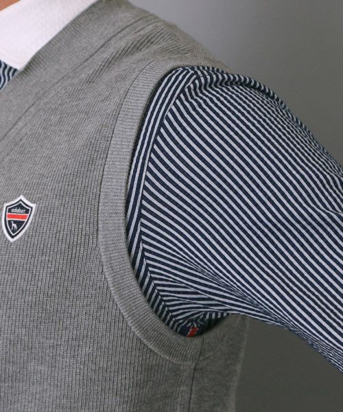 ベスト メンズ アダバット adabat 2025 秋冬 新作 ゴルフウェア