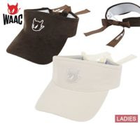 coco 中古 ワック WAAC サンバイザー フリー ブラック ホワイト リボン シリコンロゴ 日焼け対策 02_0005_db636553-8615-4ac6-