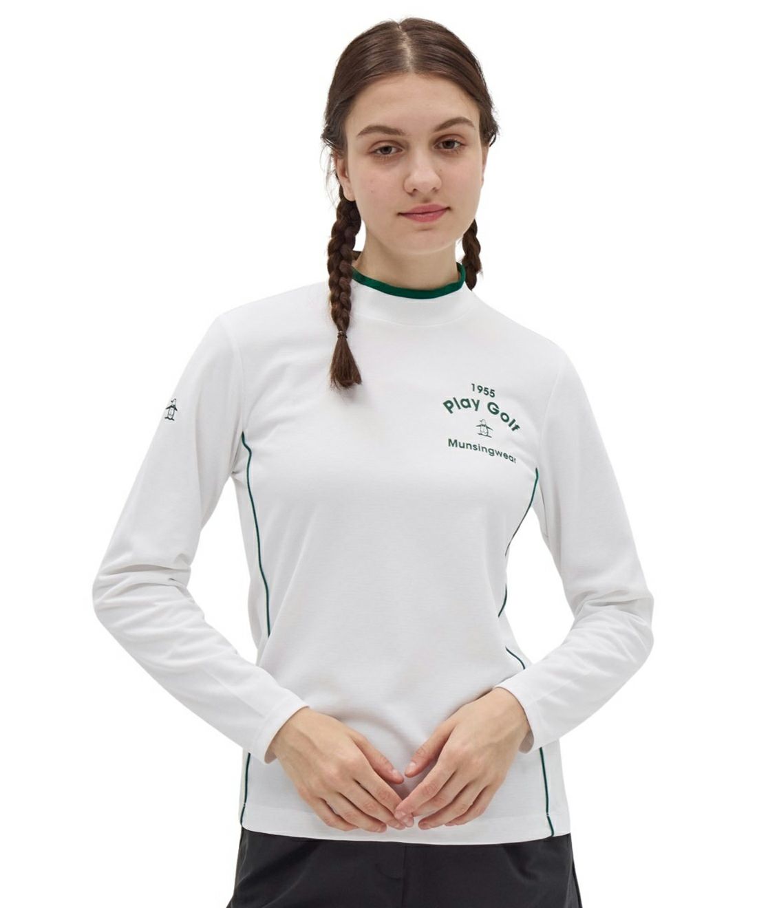 マンシングウエアのハイネックシャツ