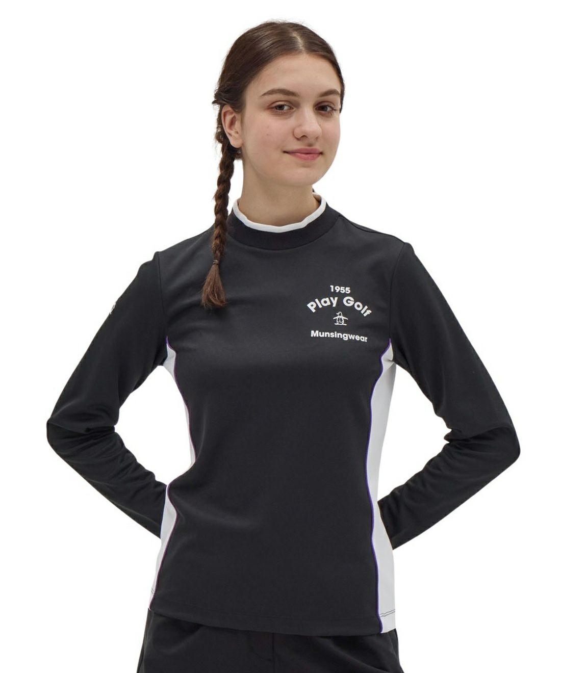 マンシングウエアのハイネックシャツ