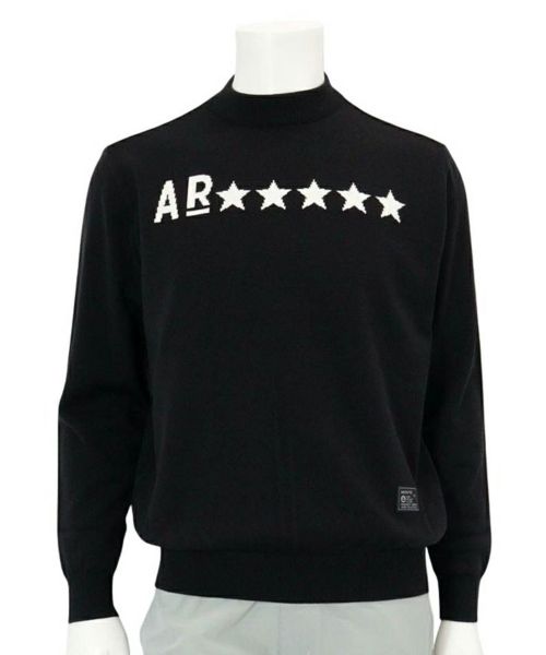 アルチビオ セーター ニット トップス ゴルフウェア S M 紺 メンズ】素材切替星柄ニット|アルチビオ - ゴルフウェアや婦人服通販