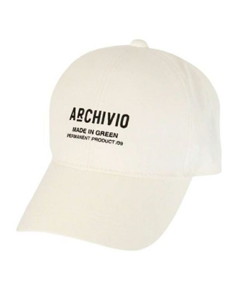 新品❤️アルチビオ❤️キャップ archivio アルチビオ キャップ レッド×白 ロゴ刺しゅう コットン