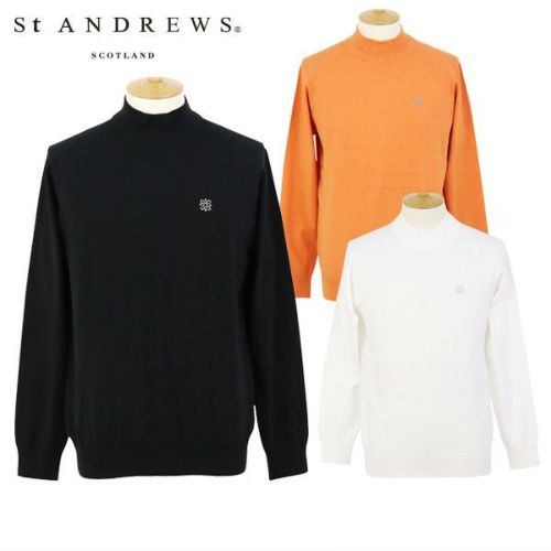 SANDREWS セントアンドリュース【メンズセーター】【LLサイズ】【新品】 St ANDREWS セントアンドリュース ゴルフウェア 長袖セーター 秋 冬