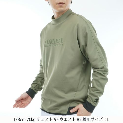 30％OFFセール】ハイネックシャツ メンズ アドミラルゴルフ Admiral