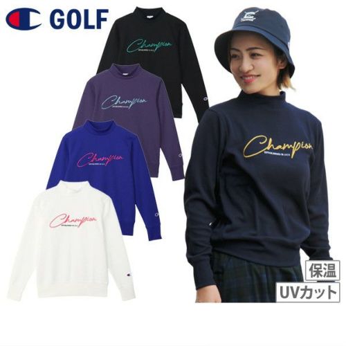 ハイネックシャツ レディース チャンピオン チャンピオン ゴルフ Champion 日本正規品 2025 秋冬 新作 ゴルフウェア cw-cg404 30％OFFセール】ハイネックシャツ レディース チャンピオン