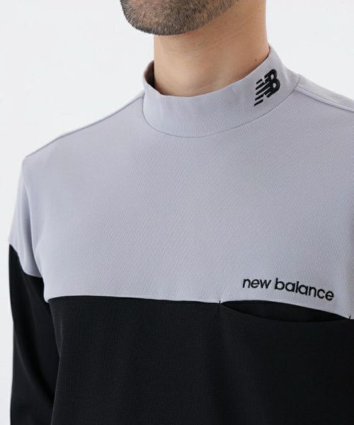 New Balance ハイネックシャツ グレー/ホワイト ニューバランス New Balance Golf 【40％OFFセール】ハイネックシャツ メンズ
