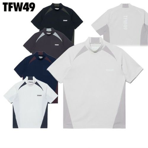 美品　TFW49 半袖ハイネックシャツ メンズ　XL 美品 TFW49 半袖ハイネックシャツ メンズ XL TFW49 半袖