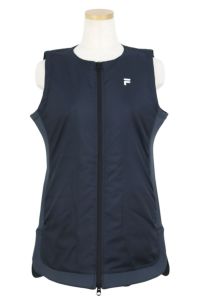 FILA ゴルフウエア ベスト ブラック M 新品タグ付き FILA GOLF ゴルフ 「FILA GOLF/フィラゴルフ」ストレッチ冷感