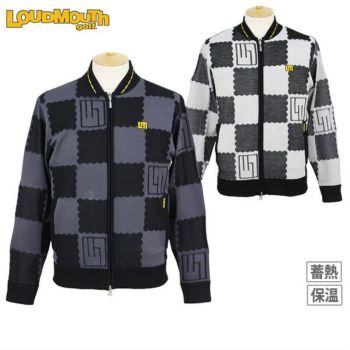 ニットブルゾン メンズ ラウドマウス ゴルフ LOUDMOUTH GOLF