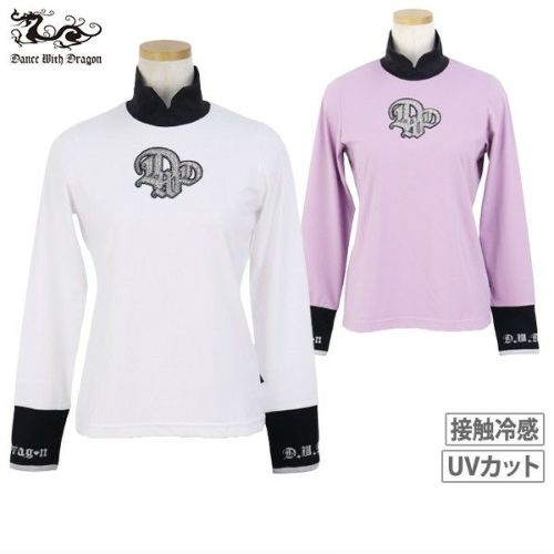 サイズ：2 DANCE WITH DRAGON ダンスウィズドラゴン  ハイネック長袖Tシャツ ボーダー柄 ブルー系 [240001237083] ゴルフウェア レディース ストスト 楽天市場】DANCE WITH DRAGON ダンスウィズドラゴン ハイネック