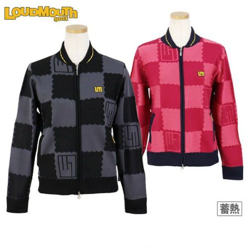 【送料無料】ニットブルゾン レディース ラウドマウス ゴルフ LOUDMOUTH GOLF 日本正規品 日本規格 2025 秋冬 新作 ゴルフウェア 775-751 ニットブルゾン レディース ラウドマウス ゴルフ LOUDMOUTH GOLF 日本