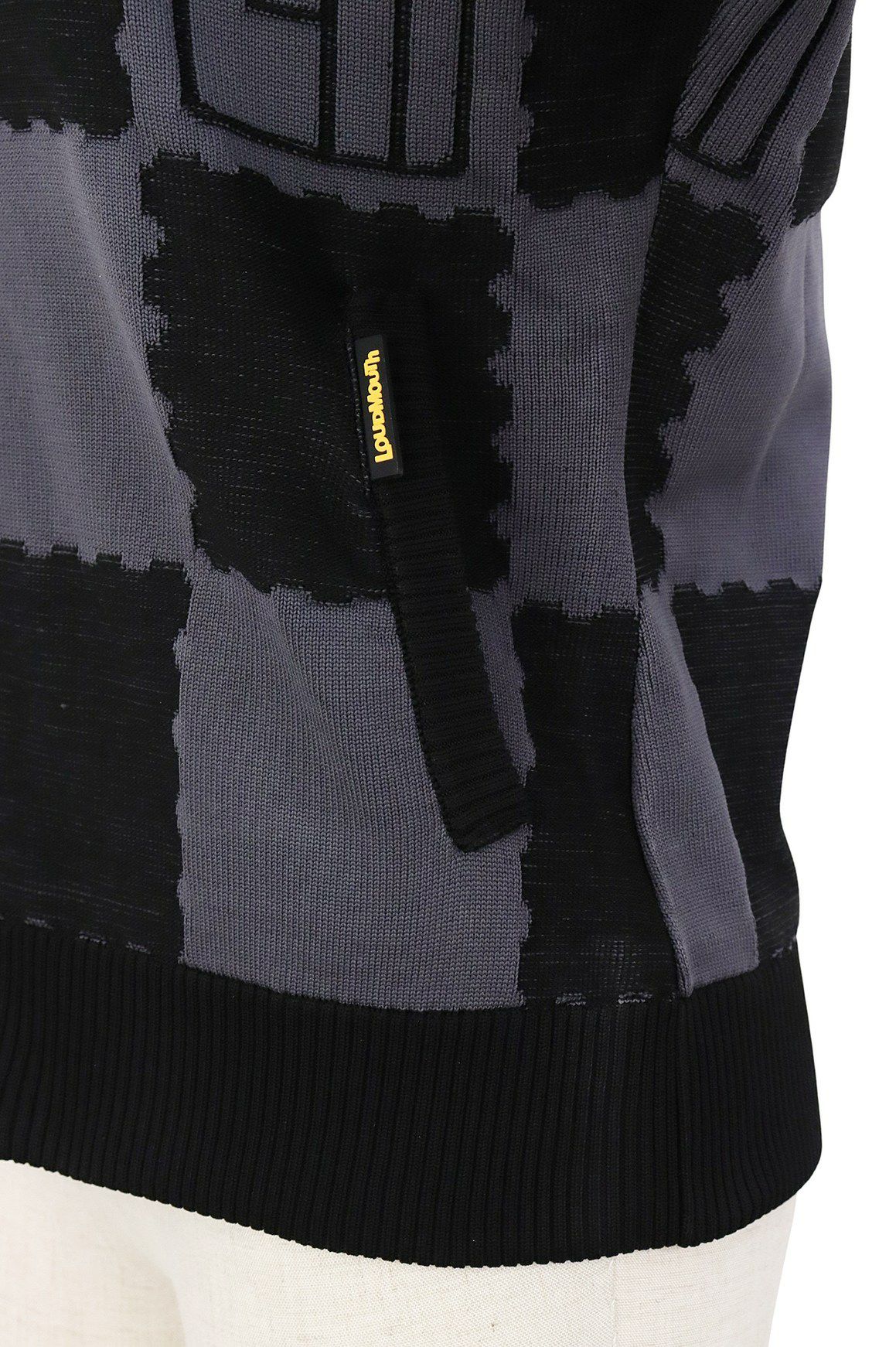 ラウドマウスのニットブルゾン