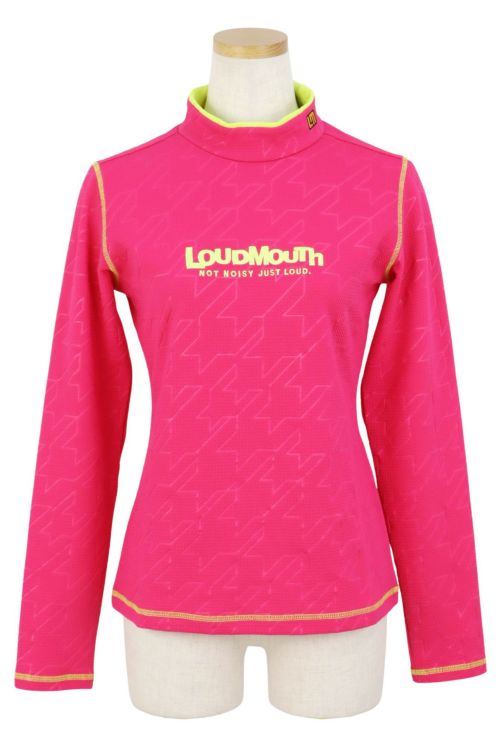 【30％OFFセール】ハイネックシャツ レディース ラウドマウス ゴルフ LOUDMOUTH GOLF 日本正規品 日本規格 2025 秋冬 新作 ゴルフウェア 775-550 30％OFFセール】ハイネックシャツ レディース ラウドマウス ゴルフ