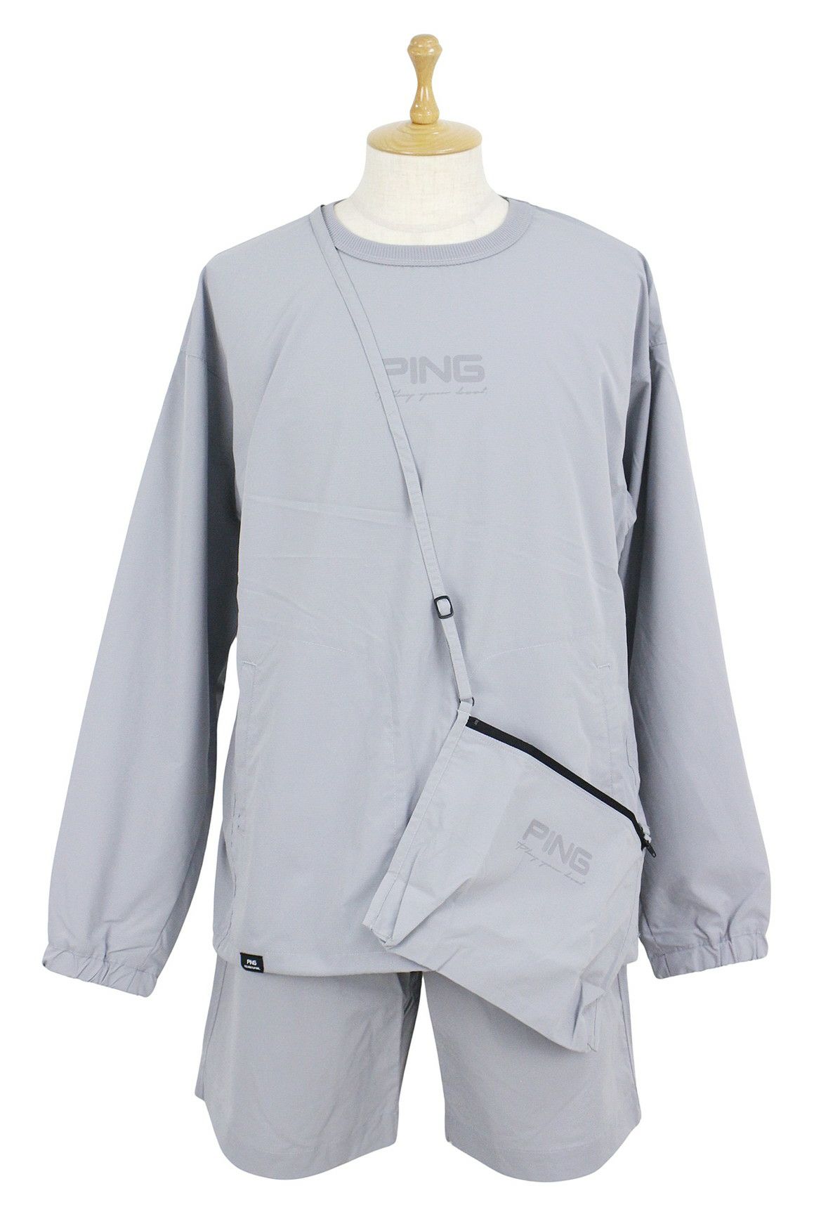 ピンのブルゾンパンツ上下セット