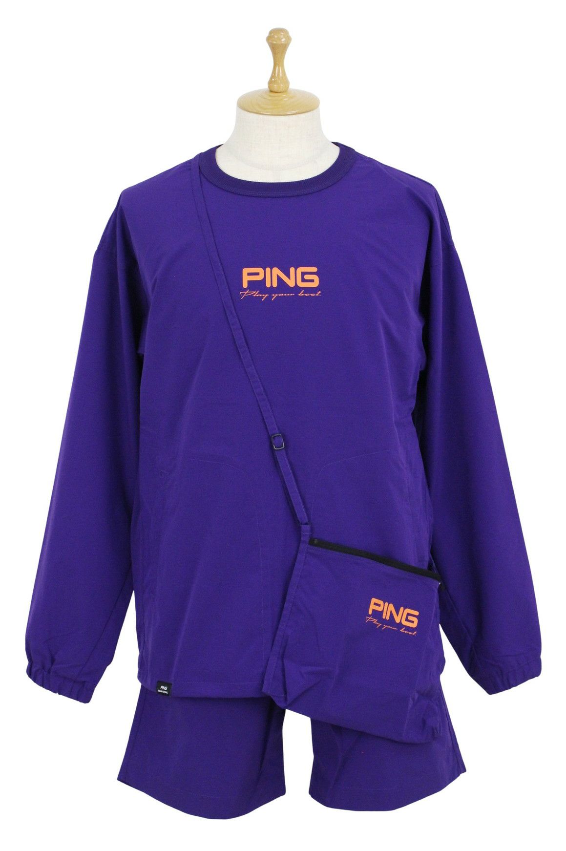 ピンのブルゾンパンツ上下セット