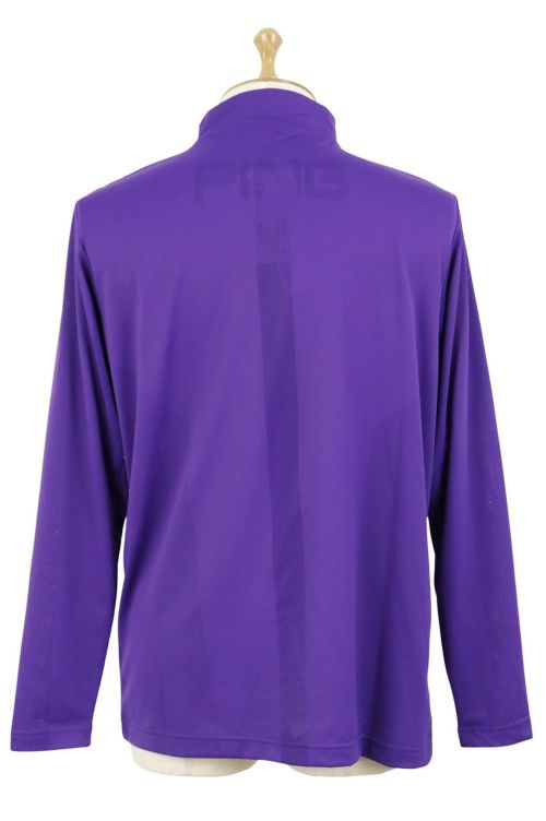 大感謝祭P10倍】ハイネックシャツ メンズ ピン PING 2025 秋冬 新作