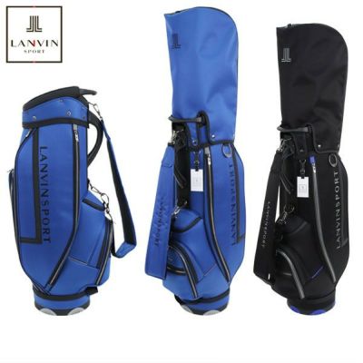 LANVIN SPORT 青 ゴルフ　キャディバッグ タイムセール 9/30 23:59迄 10％OFF】キャディバッグ メンズ