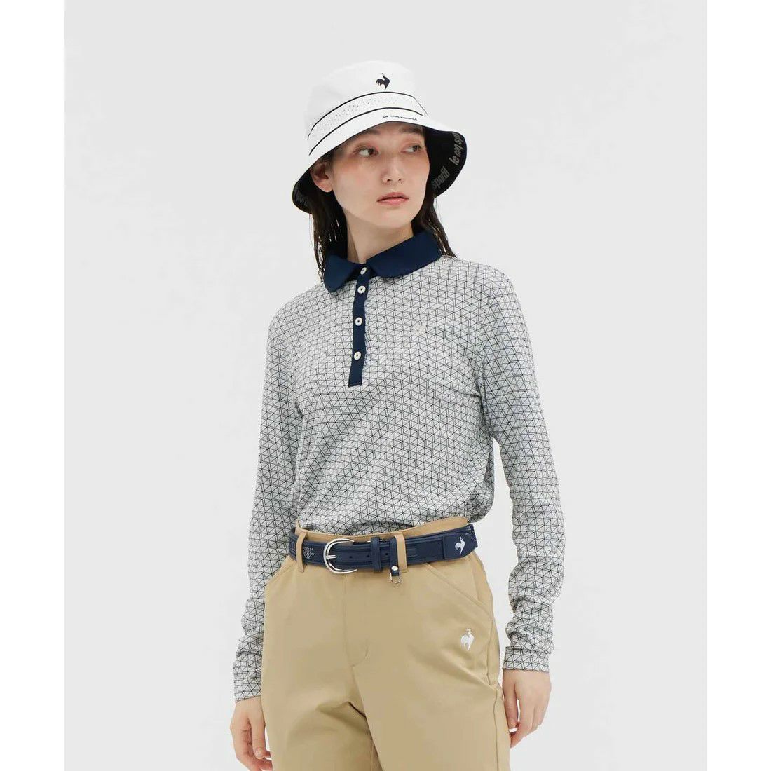 ルコックスポルティフゴルフのポロシャツ