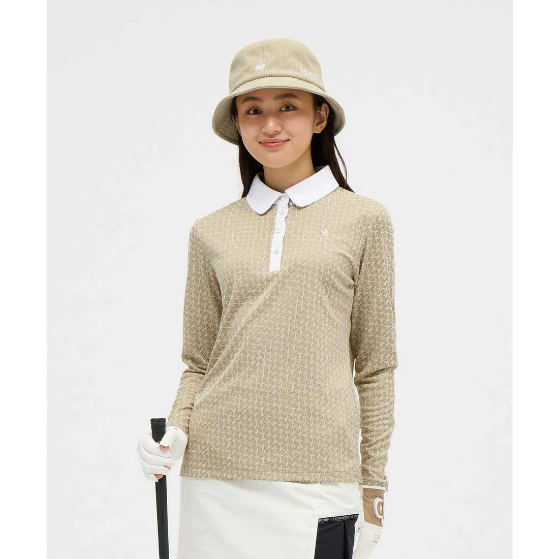 ルコックスポルティフゴルフのポロシャツ