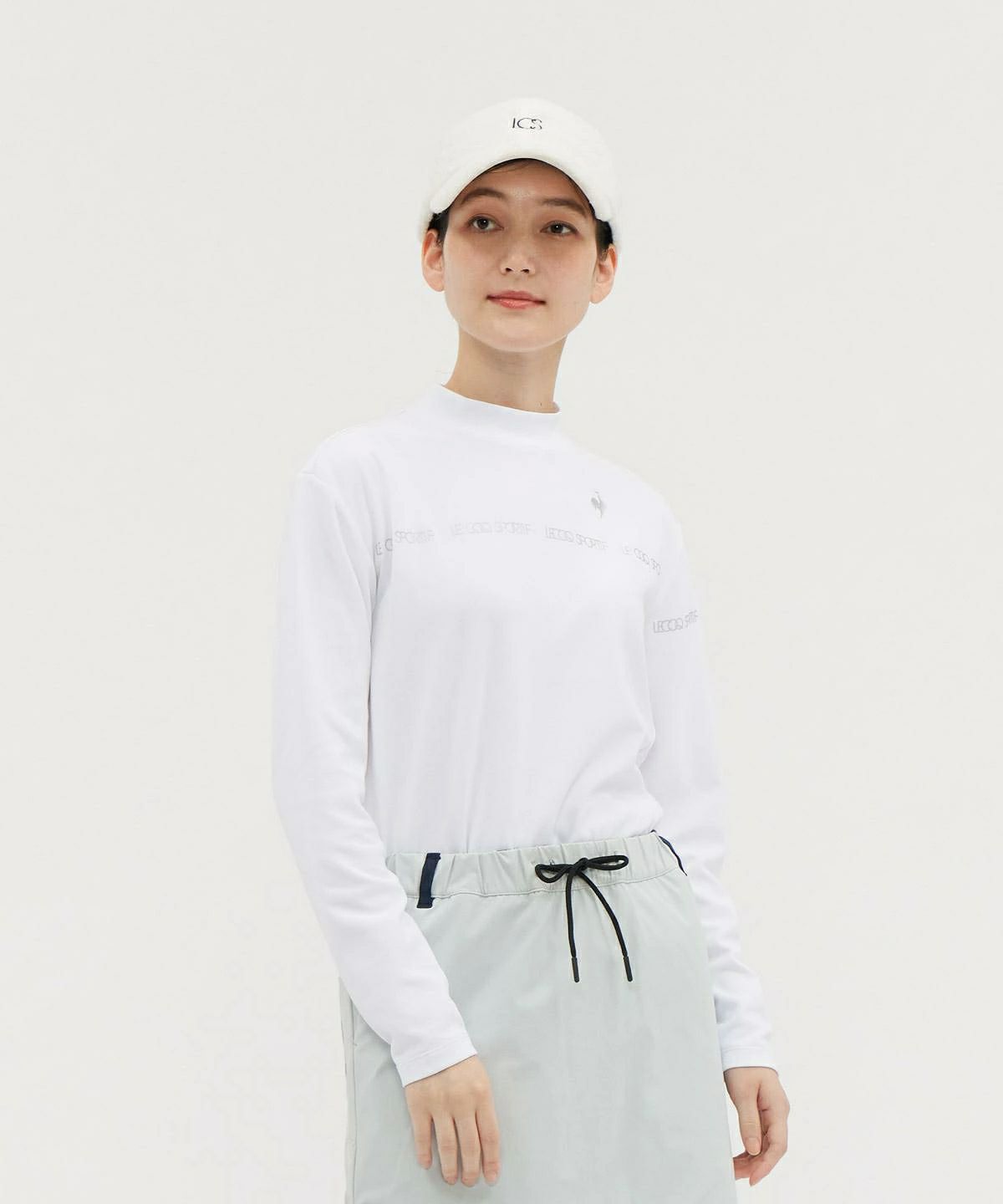 ルコックスポルティフゴルフのハイネックシャツ