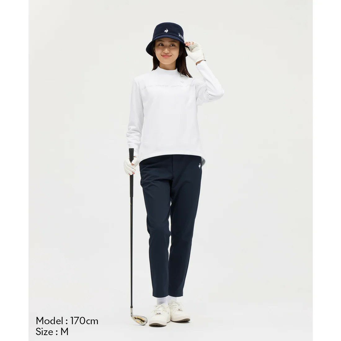 ルコックスポルティフゴルフのハイネックシャツ