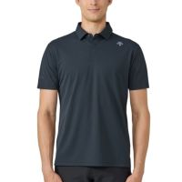 DESCENTE ゴルフデサントゴルフポロシャツパンツセットL デサントゴルフ DESCENTE ゴルフ ハーフジップ半袖シャツ