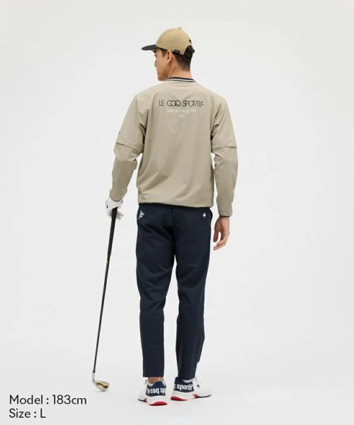 M ルコックスポルティフ メンズゴルフウェア ブルゾン le coq sportif GOLF ルコックスポルティフ ゴルフ 3層構造