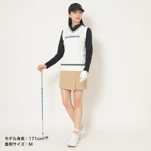 【大感謝祭P10倍】【送料無料】ベスト レディース キャロウェイ アパレル キャロウェイ ゴルフ Callaway APPAREL 2025 秋冬 新作 ゴルフウェア c25219200 ベスト レディース キャロウェイ アパレル キャロウェイ ゴルフ