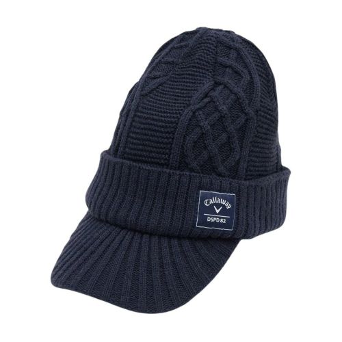 Callaway ネイビー セーター スカート キャップ 3点セット 秋冬 厚手