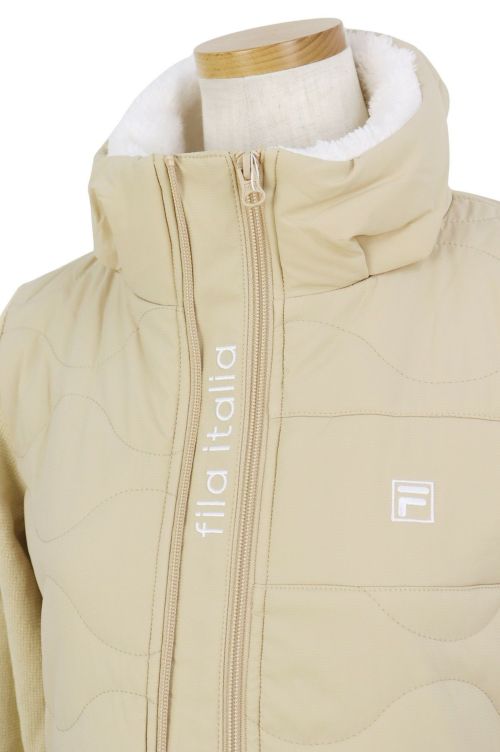 【ゴルフ】フィラ袖ニット 蓄熱裏地付 中綿ブルゾン レディースLL FILA GOLF フィラゴルフ ゴルフウェア ブルゾン レディース 中綿
